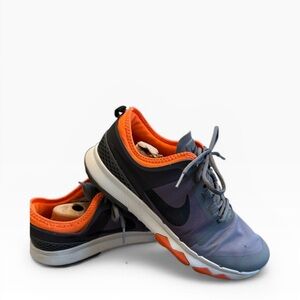 Nike Dual-Tone Gray and Vibrant Orange Golf ⛳️ Shoes